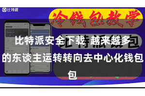 比特派安全下载  越来越多的东谈主运转转向去中心化钱包