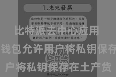 比特派去中心应用  比特派钱包允许用户将私钥保存在土产货